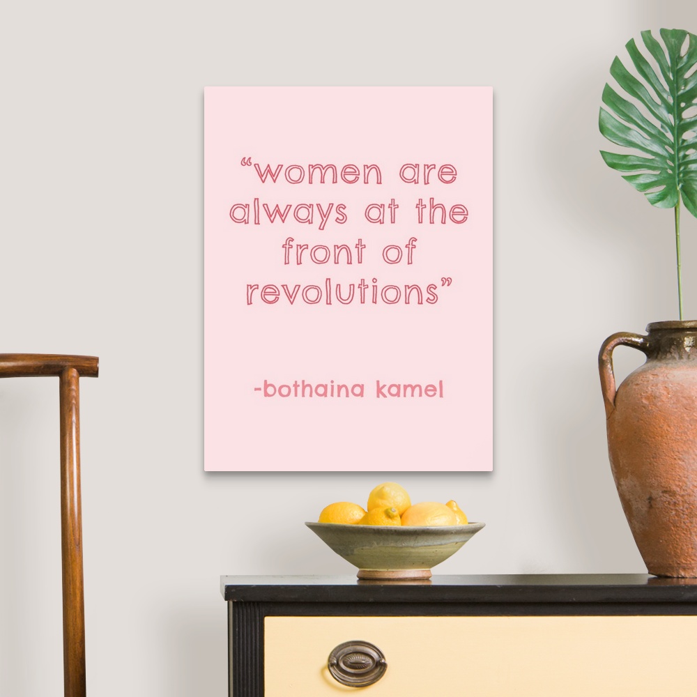 A traditional room featuring Feminist Wise Words II
