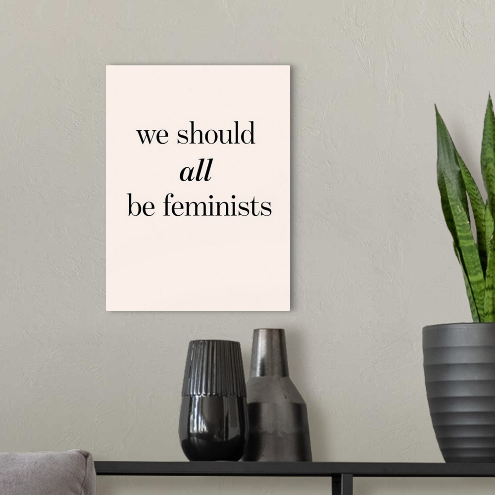 A modern room featuring Feminists