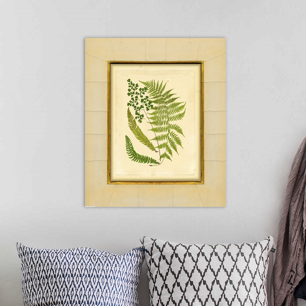 A bohemian room featuring Fern with Crackle Mat II
