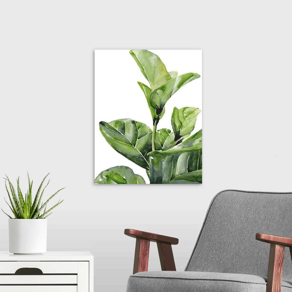 A modern room featuring Fiddle Fig I