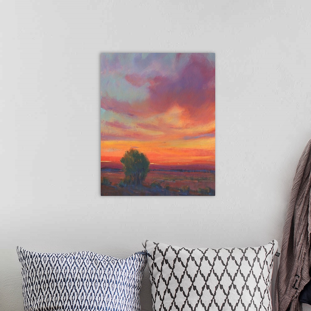 A bohemian room featuring Fire In The Sky II