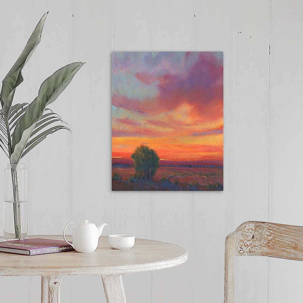 A farmhouse room featuring Fire In The Sky II