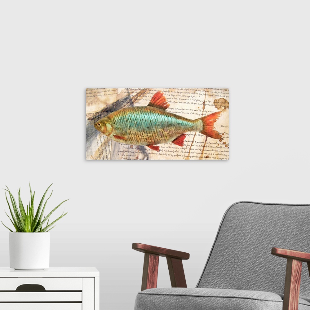A modern room featuring Fish And Coffee I