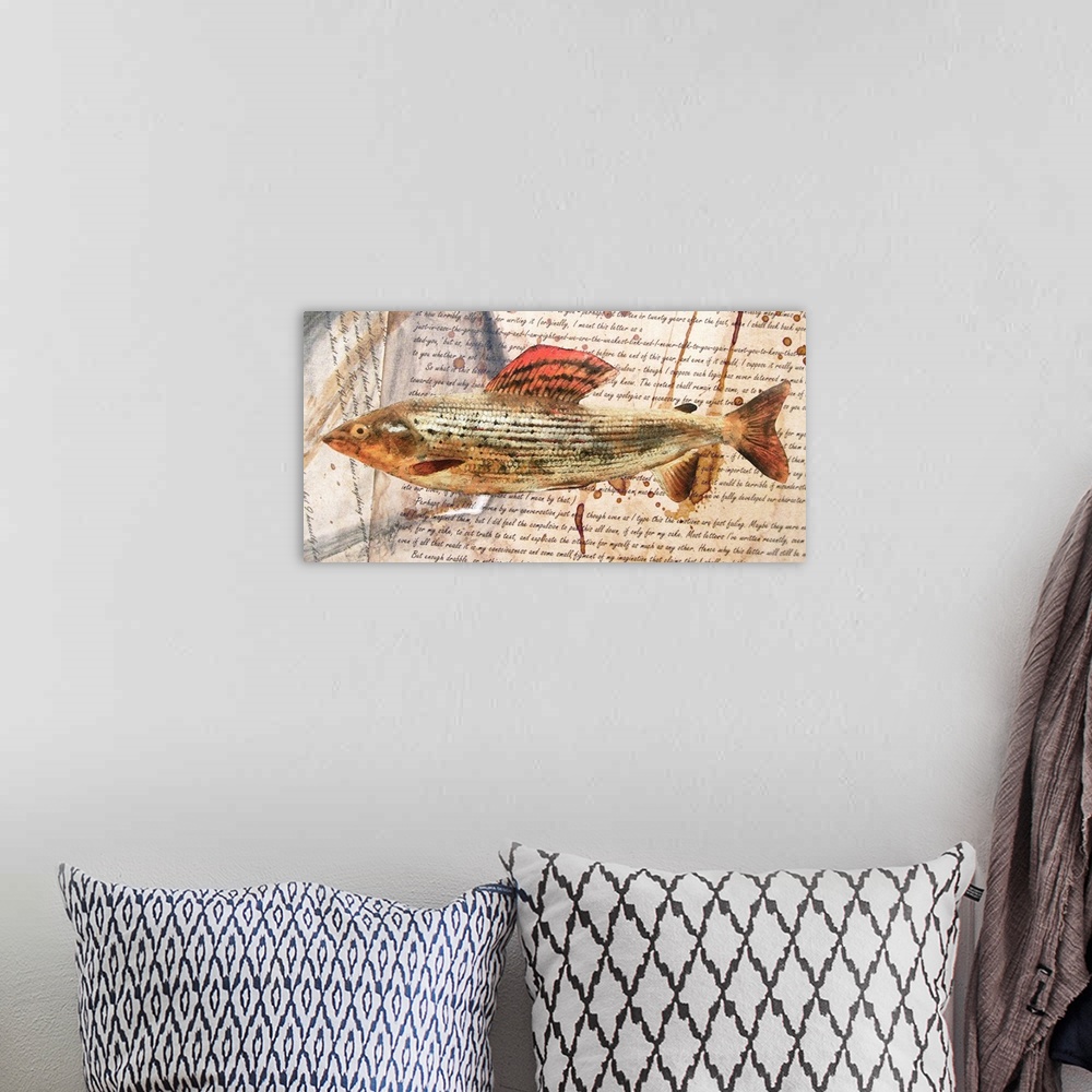 A bohemian room featuring Fish And Coffee II
