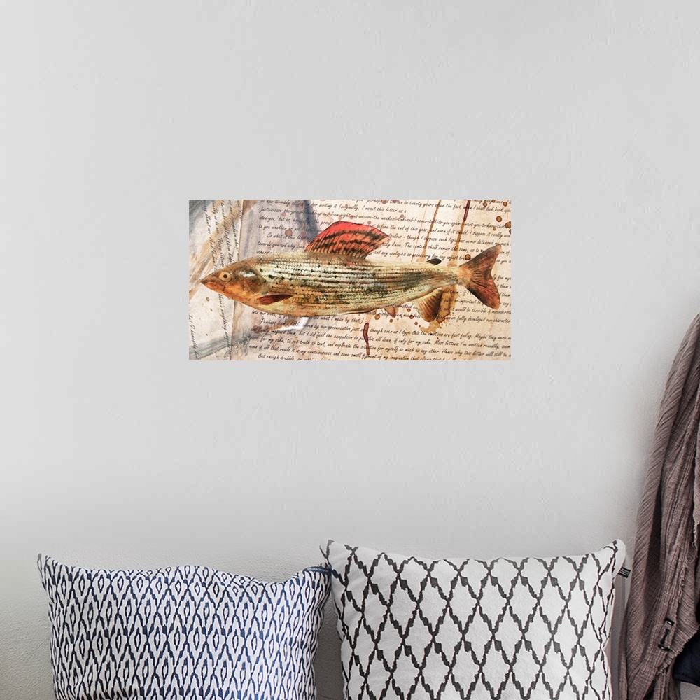 A bohemian room featuring Fish And Coffee II
