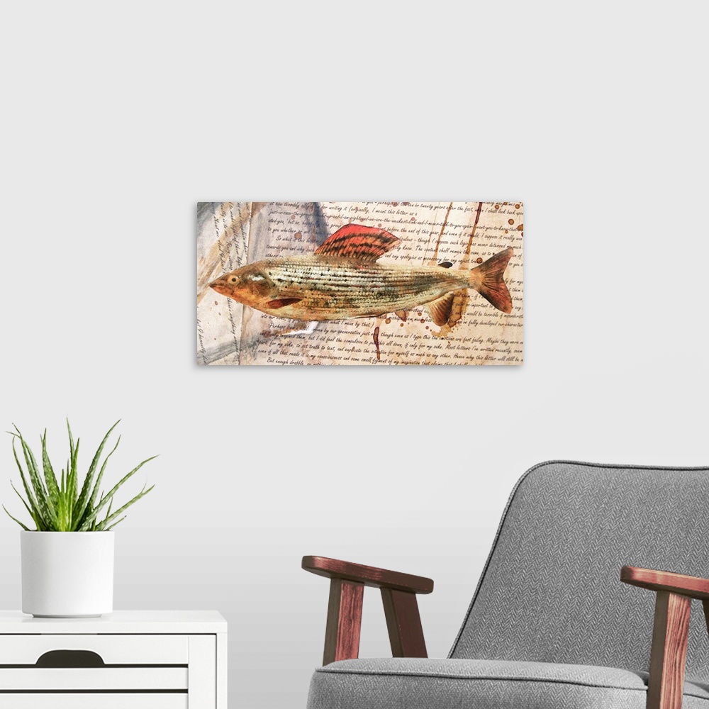 A modern room featuring Fish And Coffee II