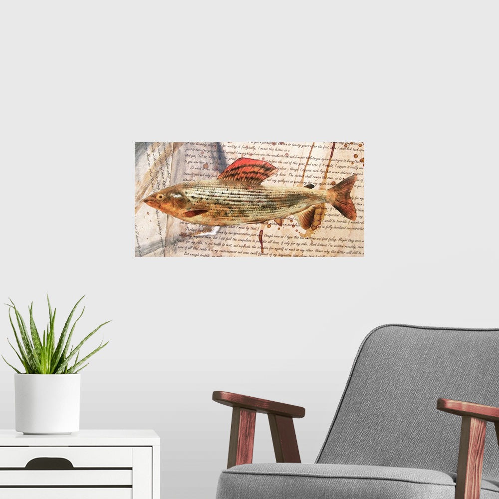 A modern room featuring Fish And Coffee II