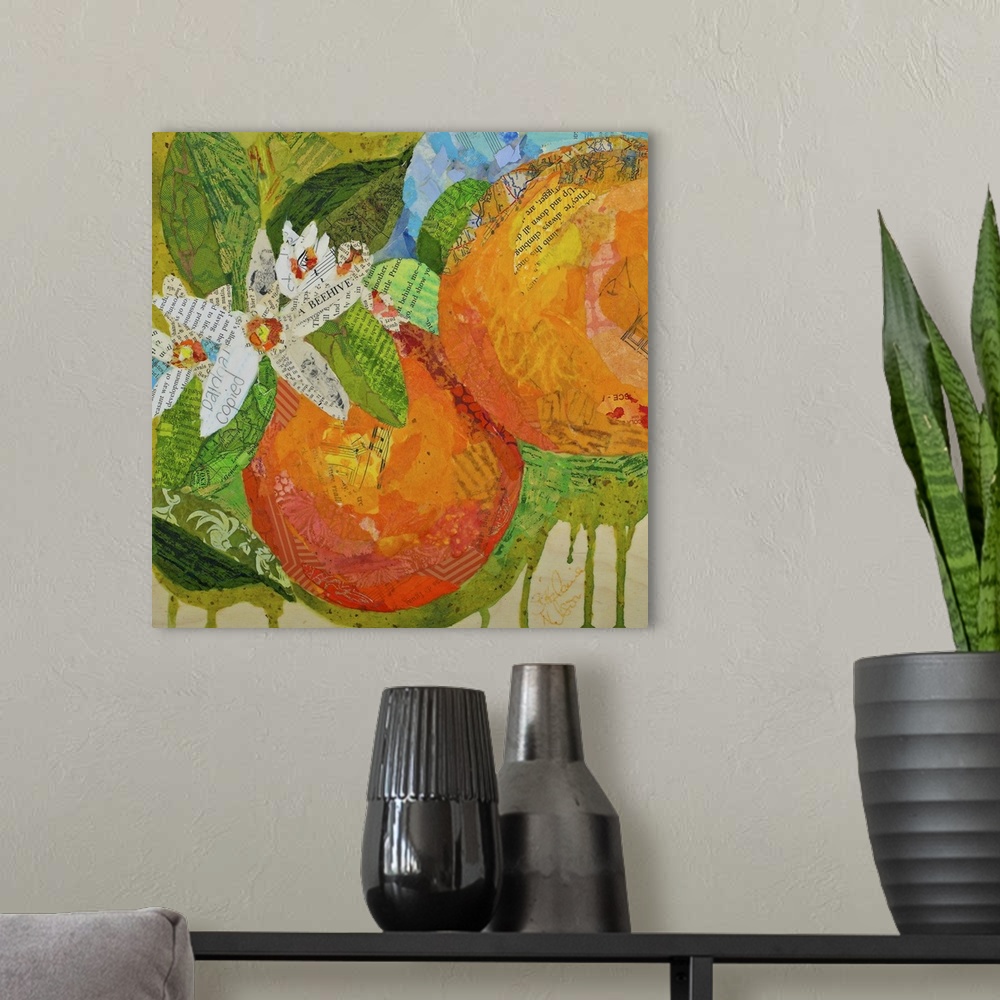 A modern room featuring Florida Oranges