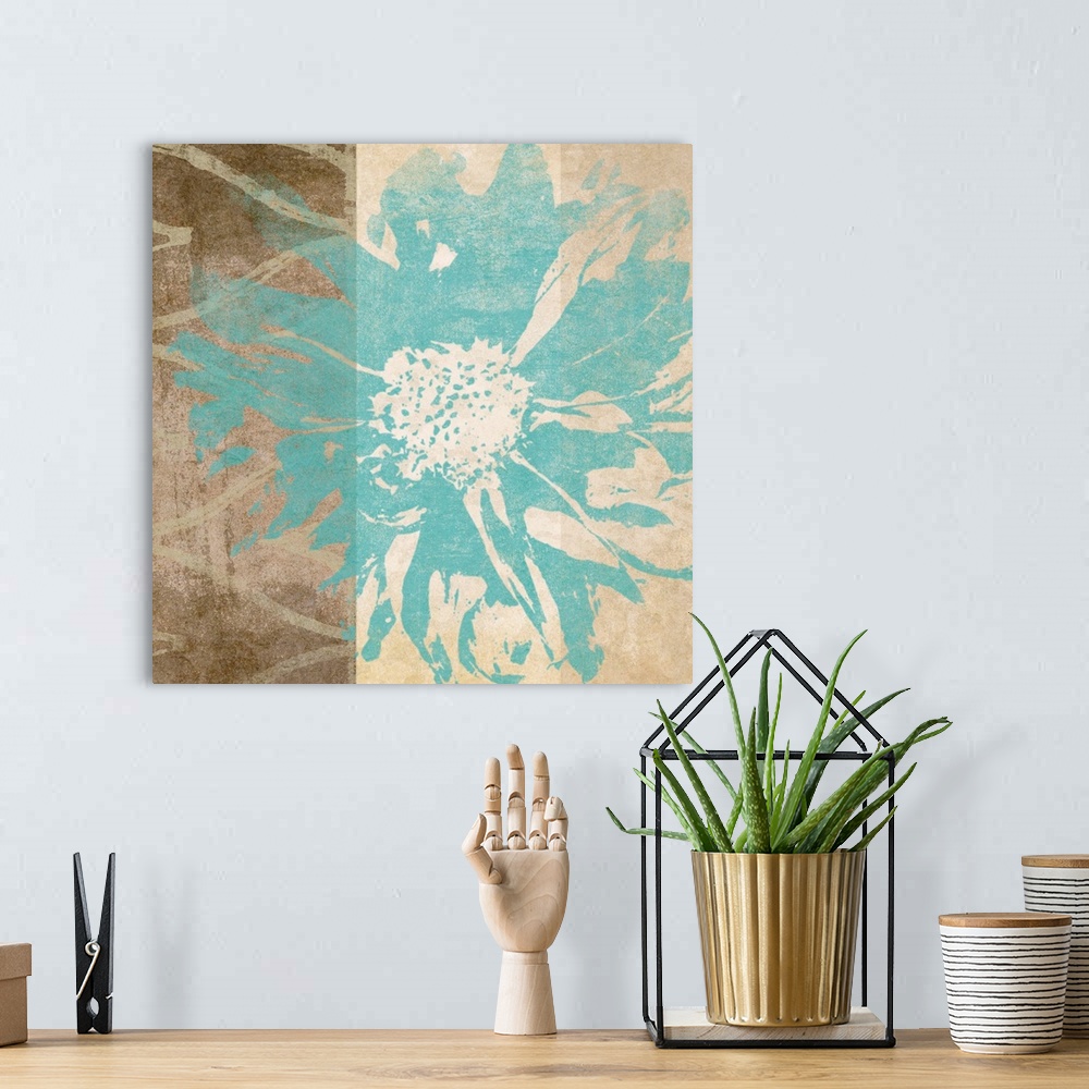A bohemian room featuring Flower Flake I