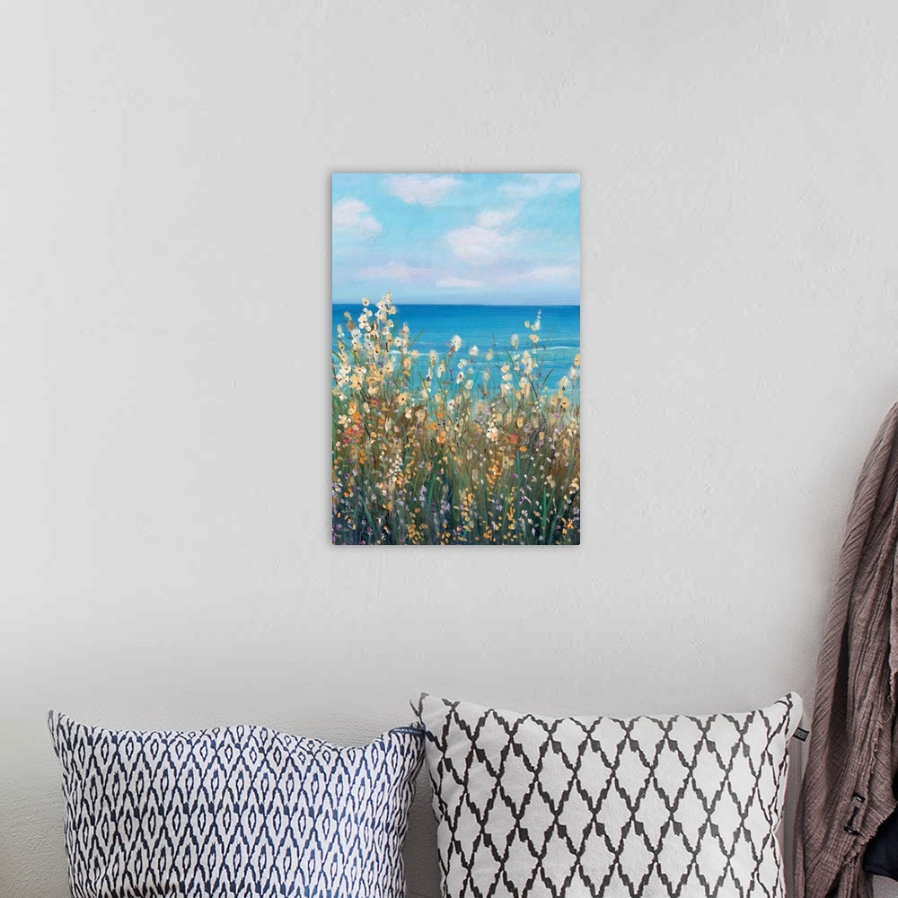 A bohemian room featuring Flowers at the Coast II