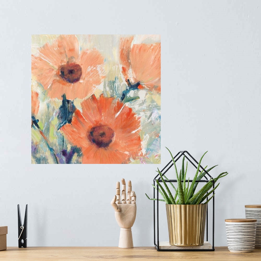 A bohemian room featuring Flowers in Bloom I