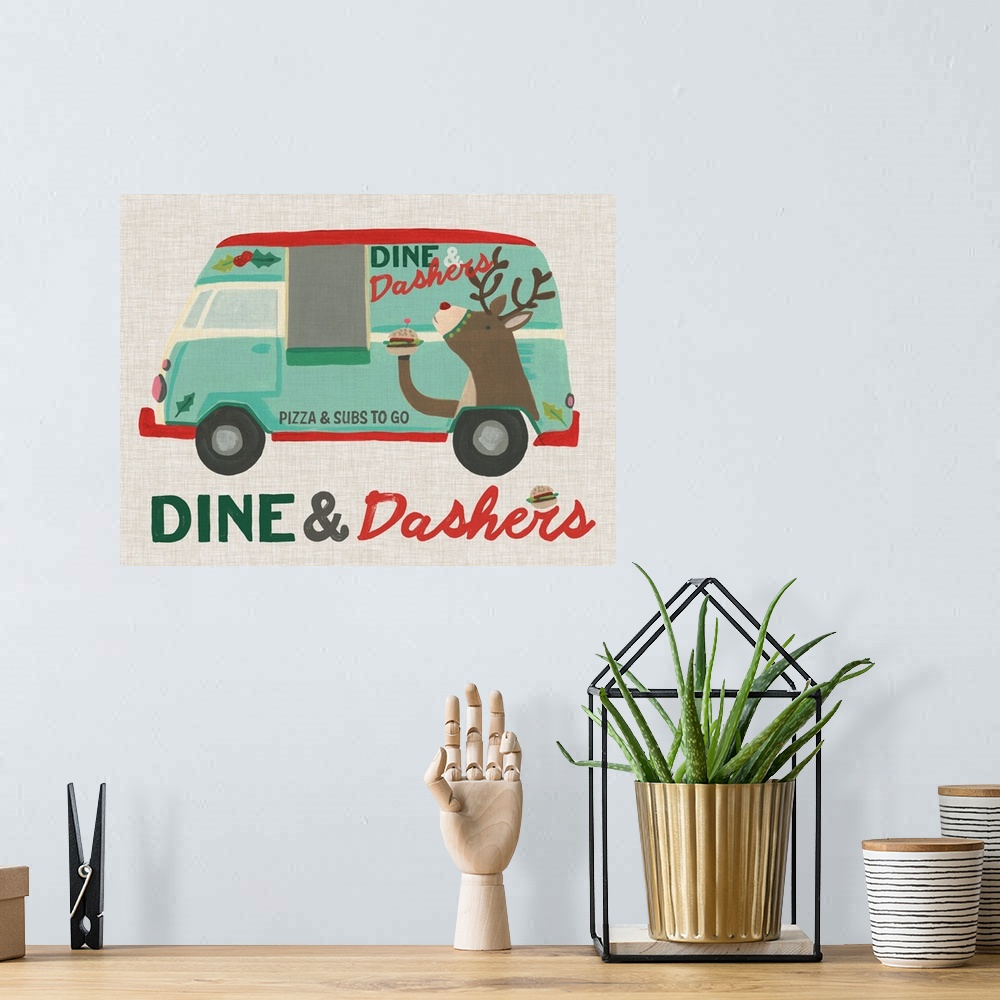A bohemian room featuring Food Truck Holidays I