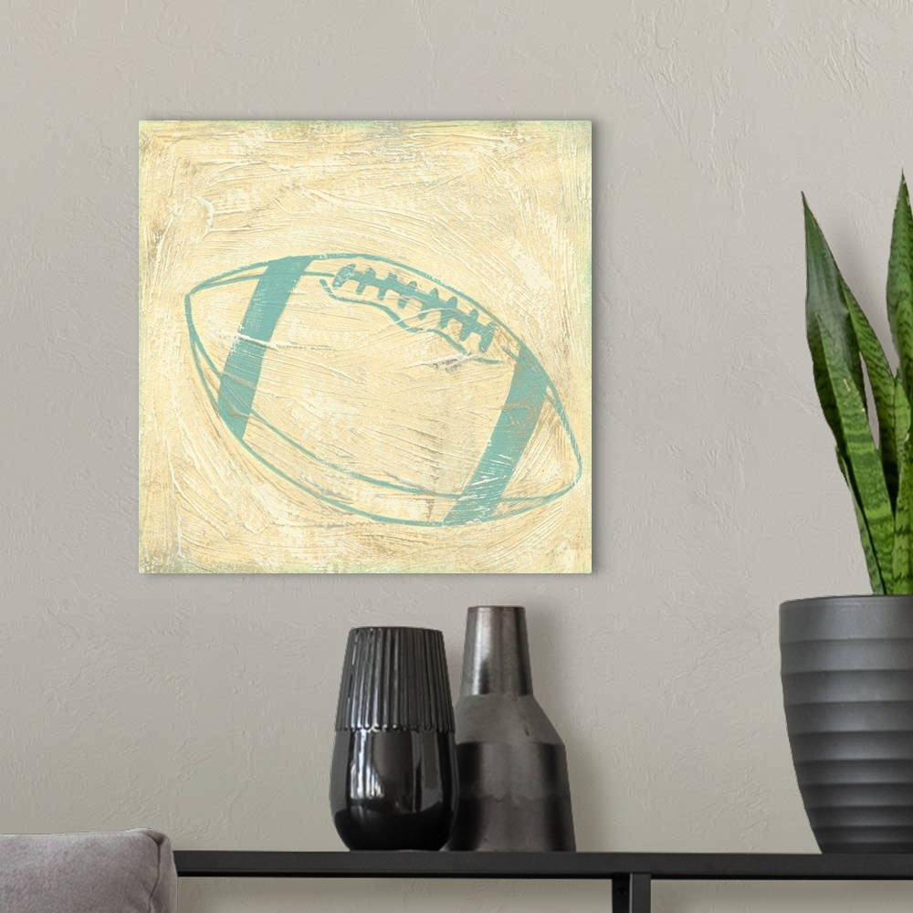A modern room featuring Football Rules