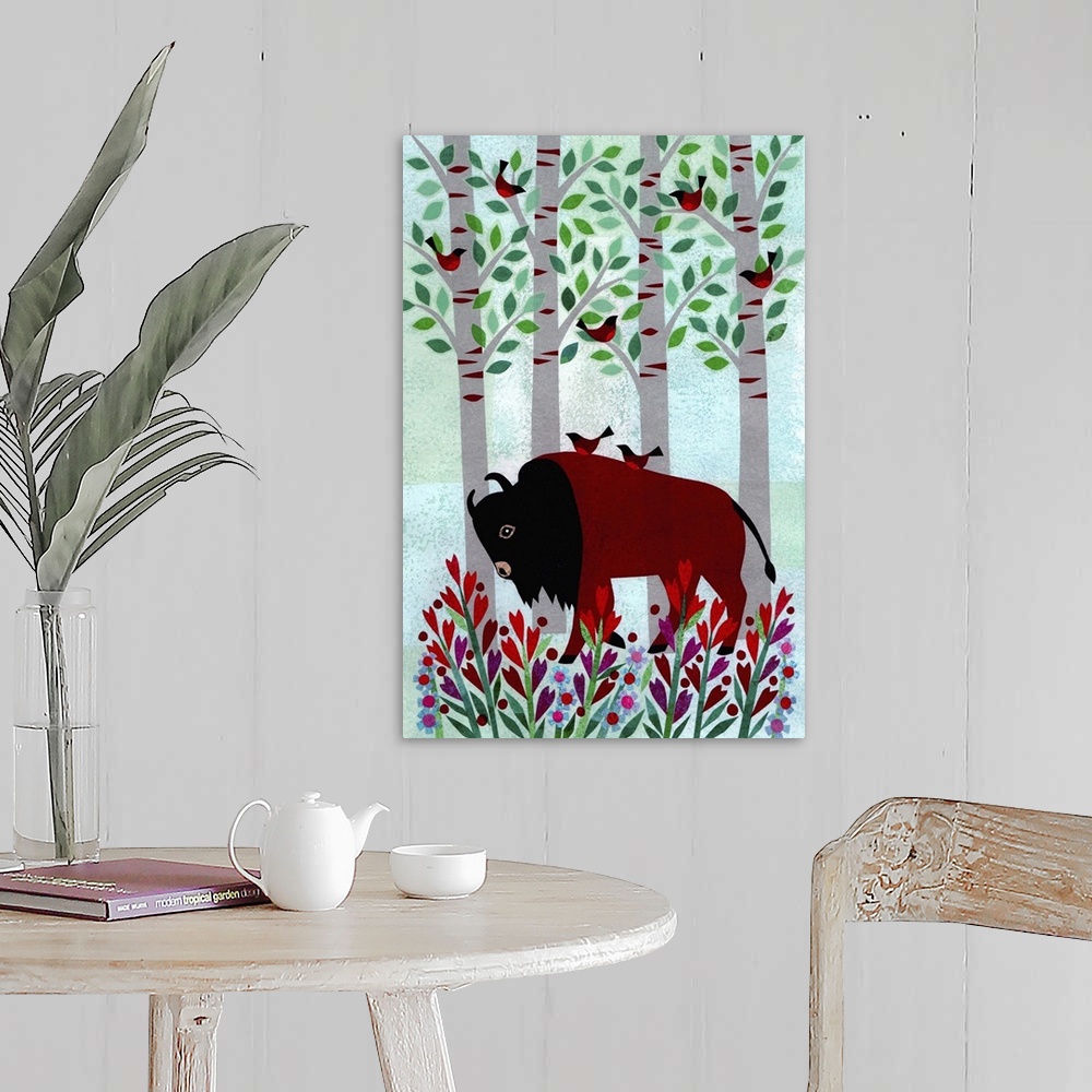 A farmhouse room featuring Forest Creatures VI
