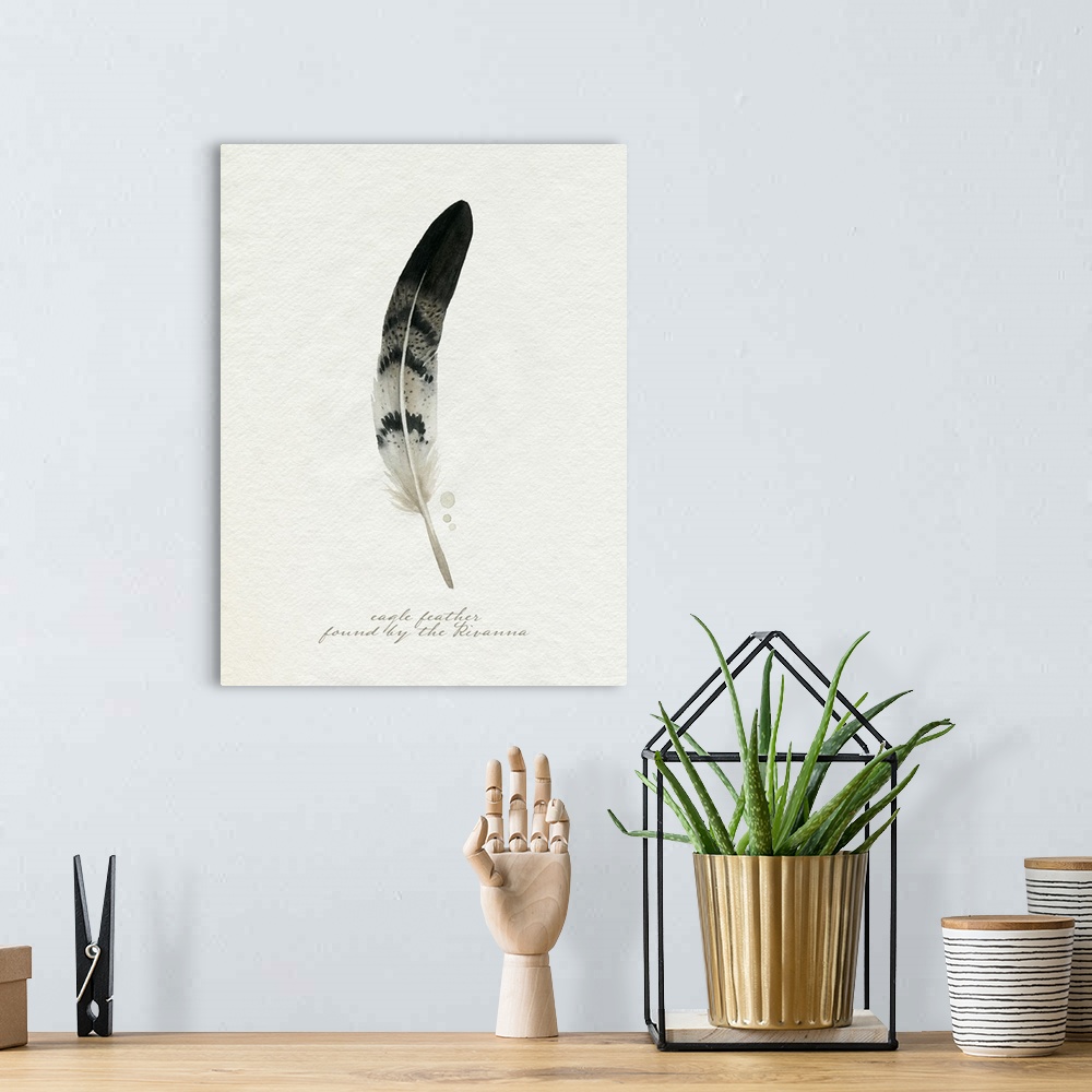 A bohemian room featuring Found Feather I
