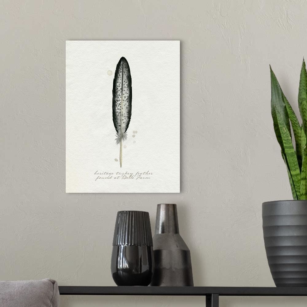 A modern room featuring Found Feather II