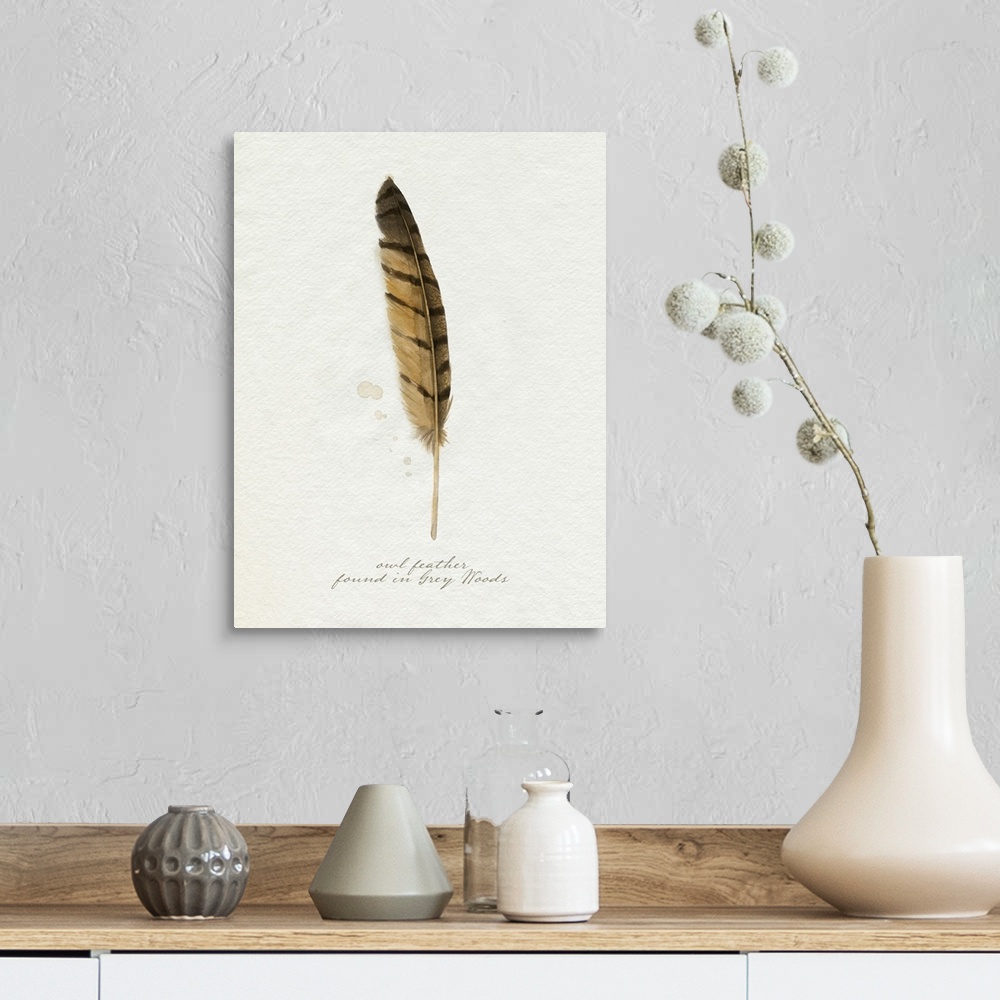 A farmhouse room featuring Found Feather III