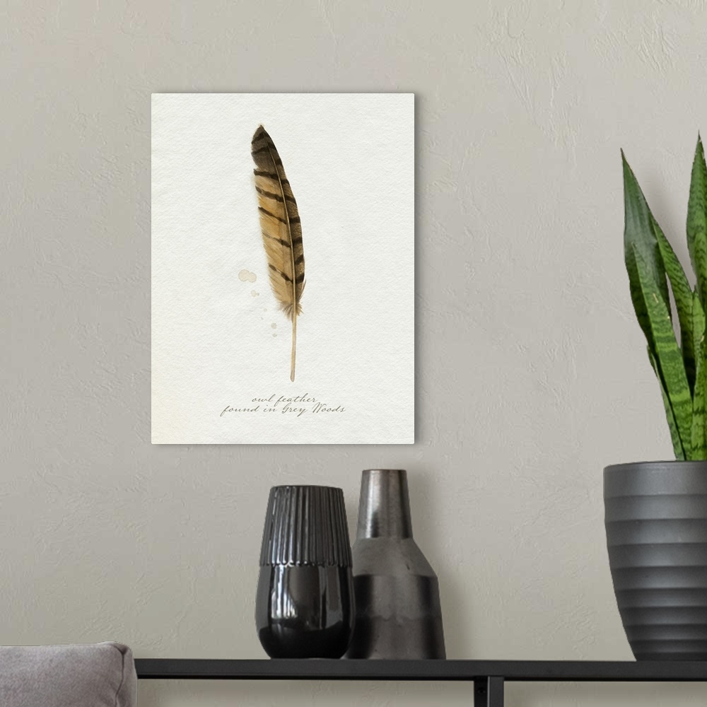A modern room featuring Found Feather III