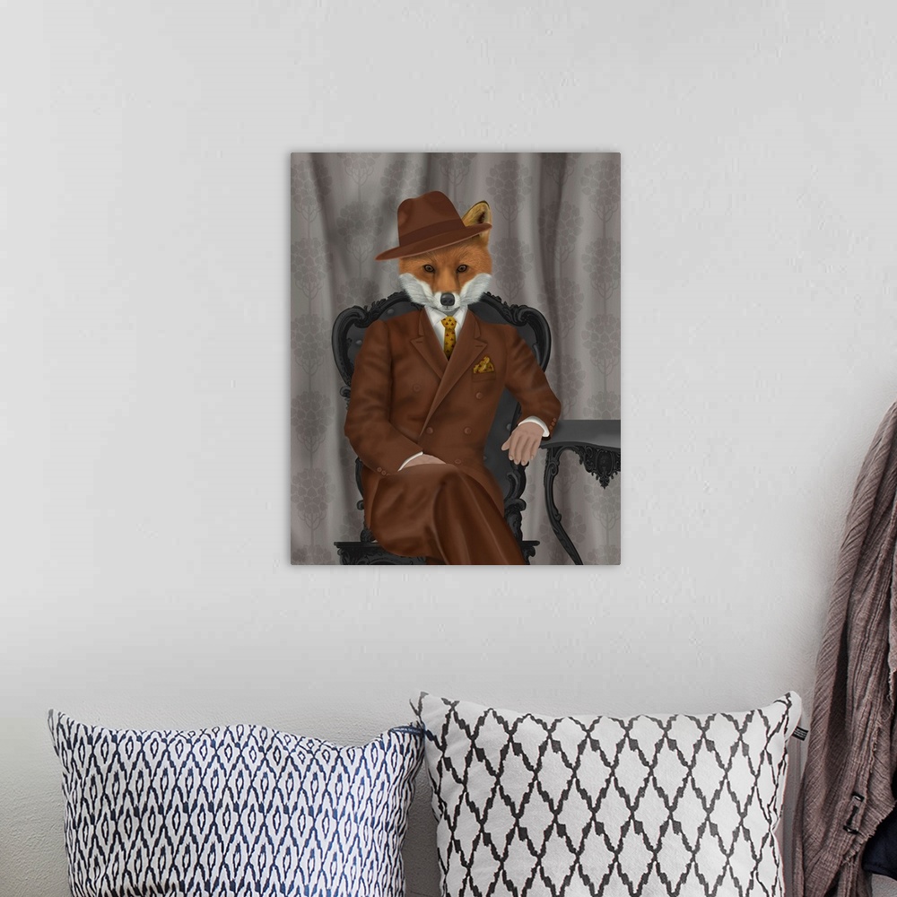 A bohemian room featuring Fox 1930s Gentleman