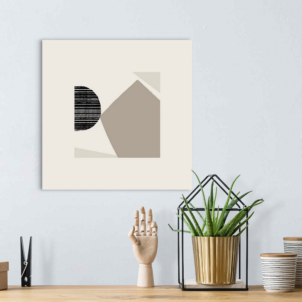A bohemian room featuring Fragmented Shapes III