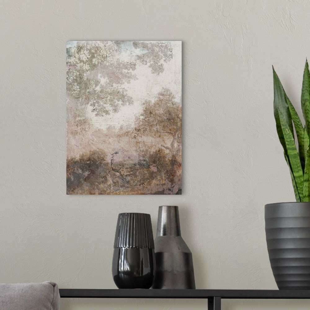 A modern room featuring Fresco Collage II