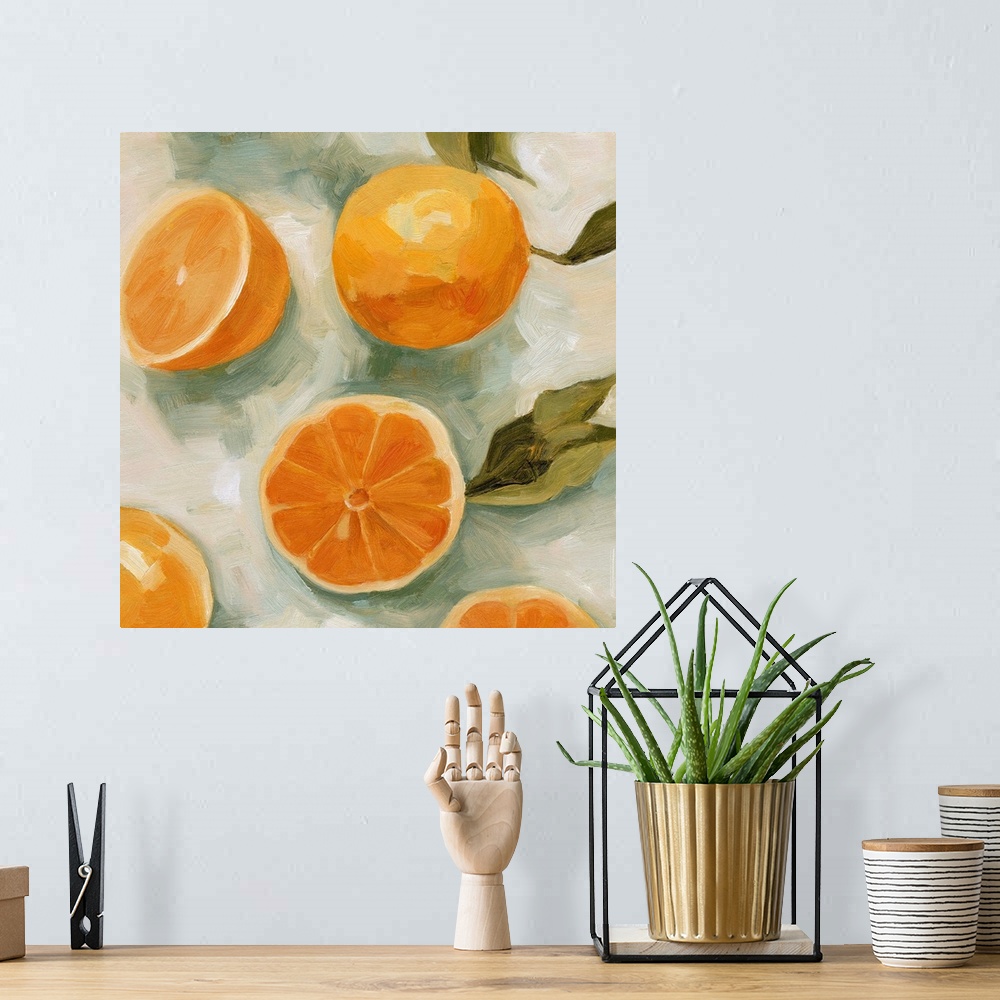 A bohemian room featuring Fresh Citrus I