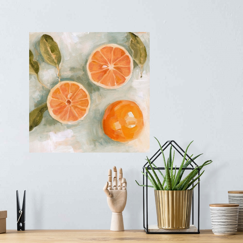 A bohemian room featuring Fresh Citrus II
