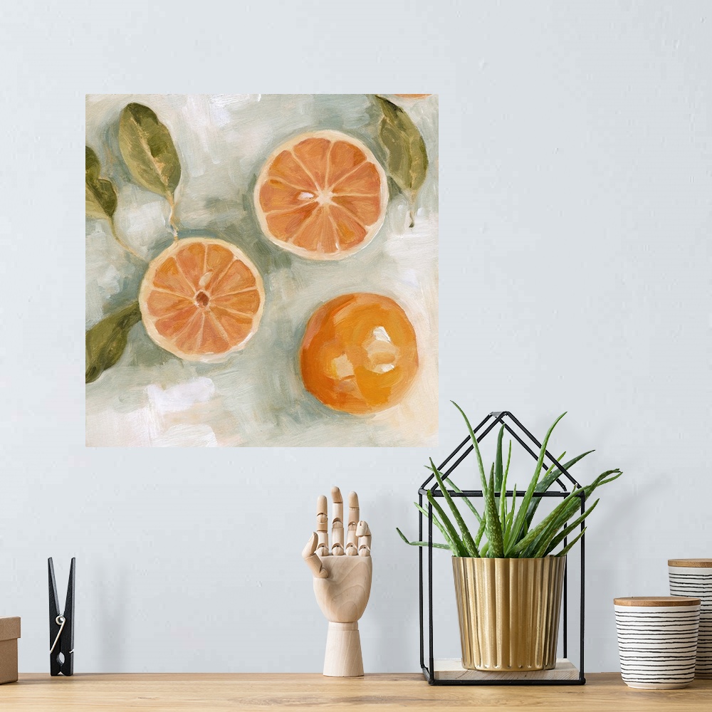 A bohemian room featuring Fresh Citrus III