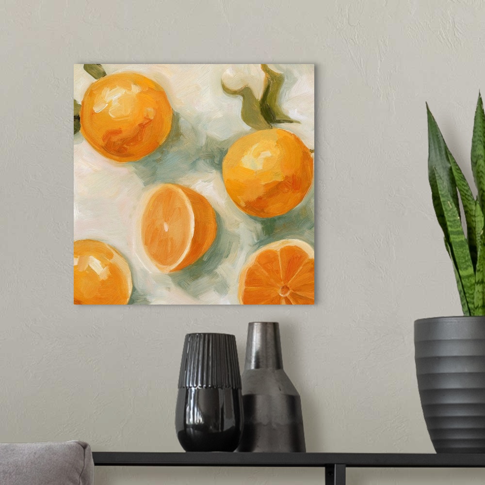 A modern room featuring Fresh Citrus IV