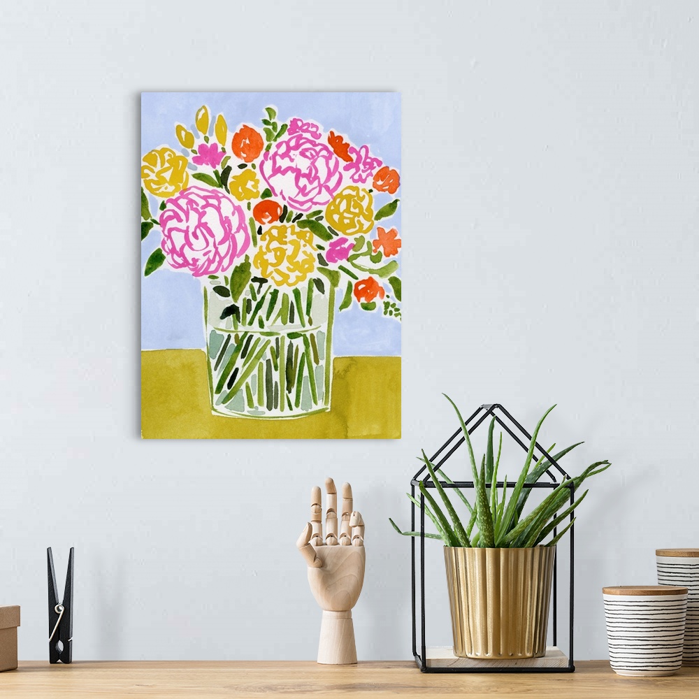 A bohemian room featuring Fresh Flower Assortment II