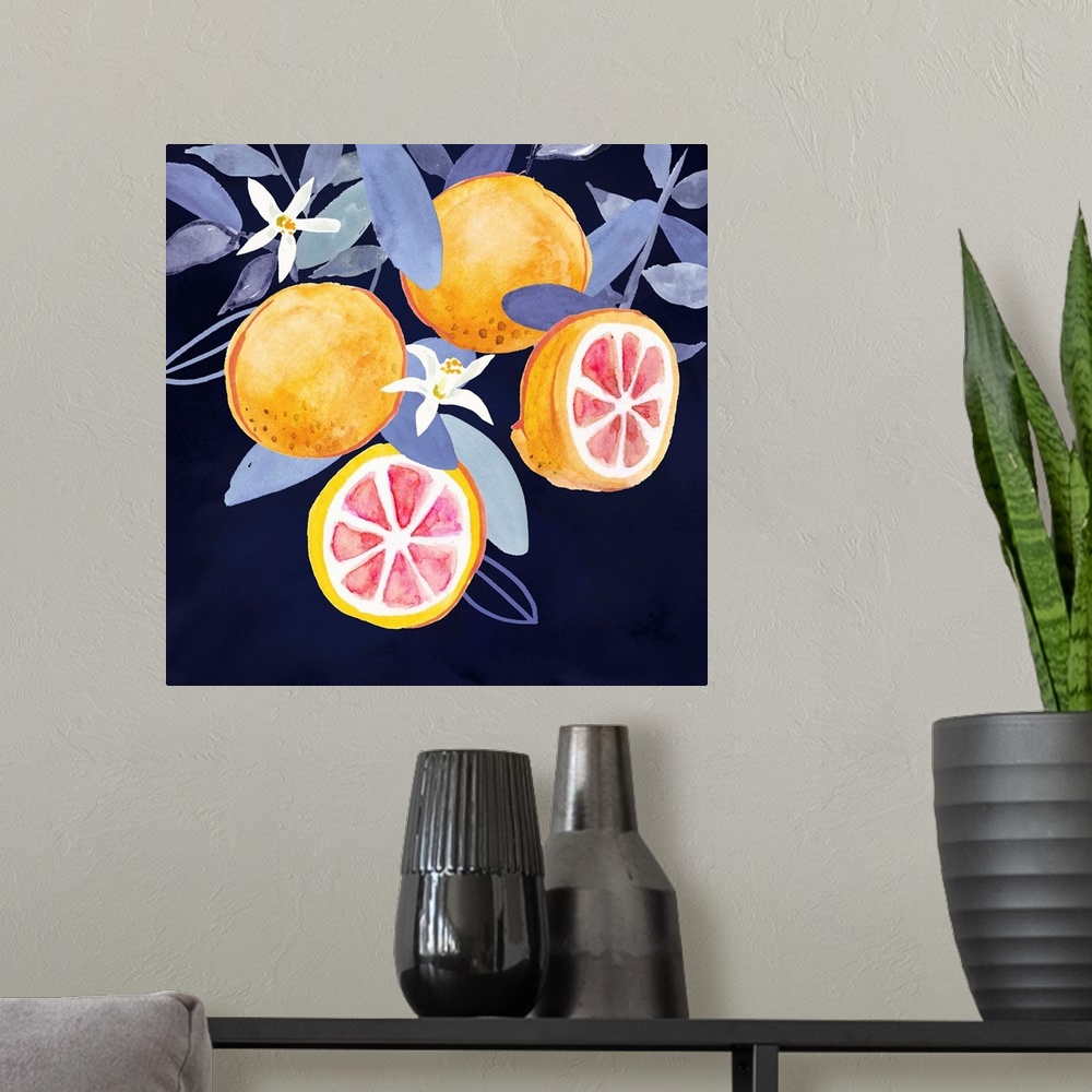 A modern room featuring Fresh Fruit III