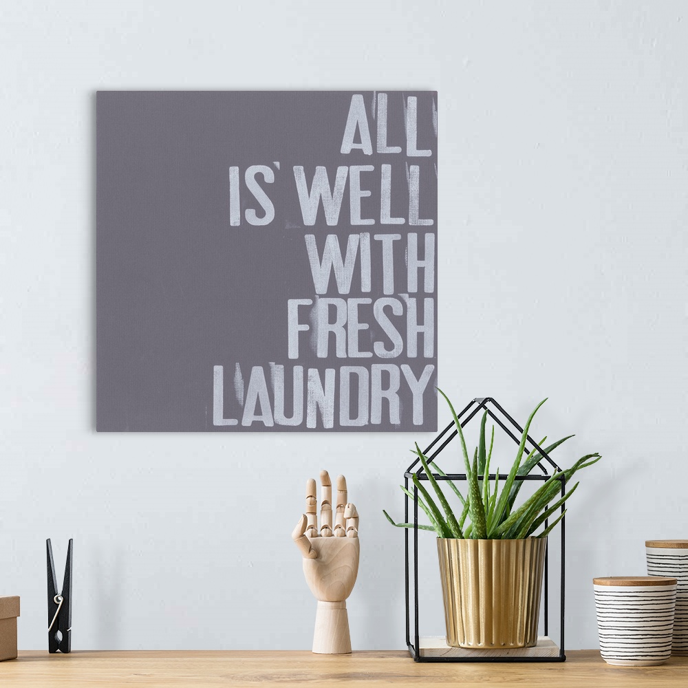 A bohemian room featuring Fresh Laundry I