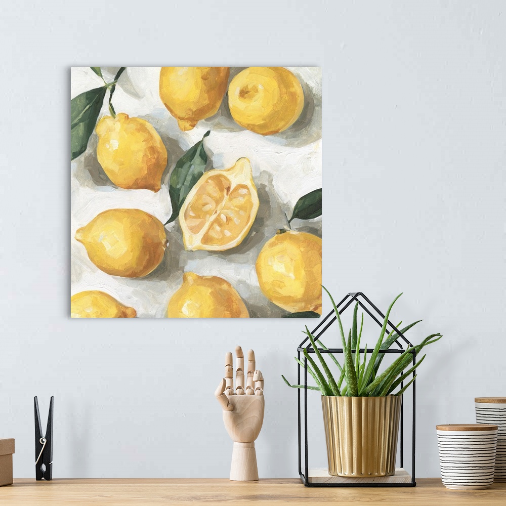 A bohemian room featuring Fresh Lemons I