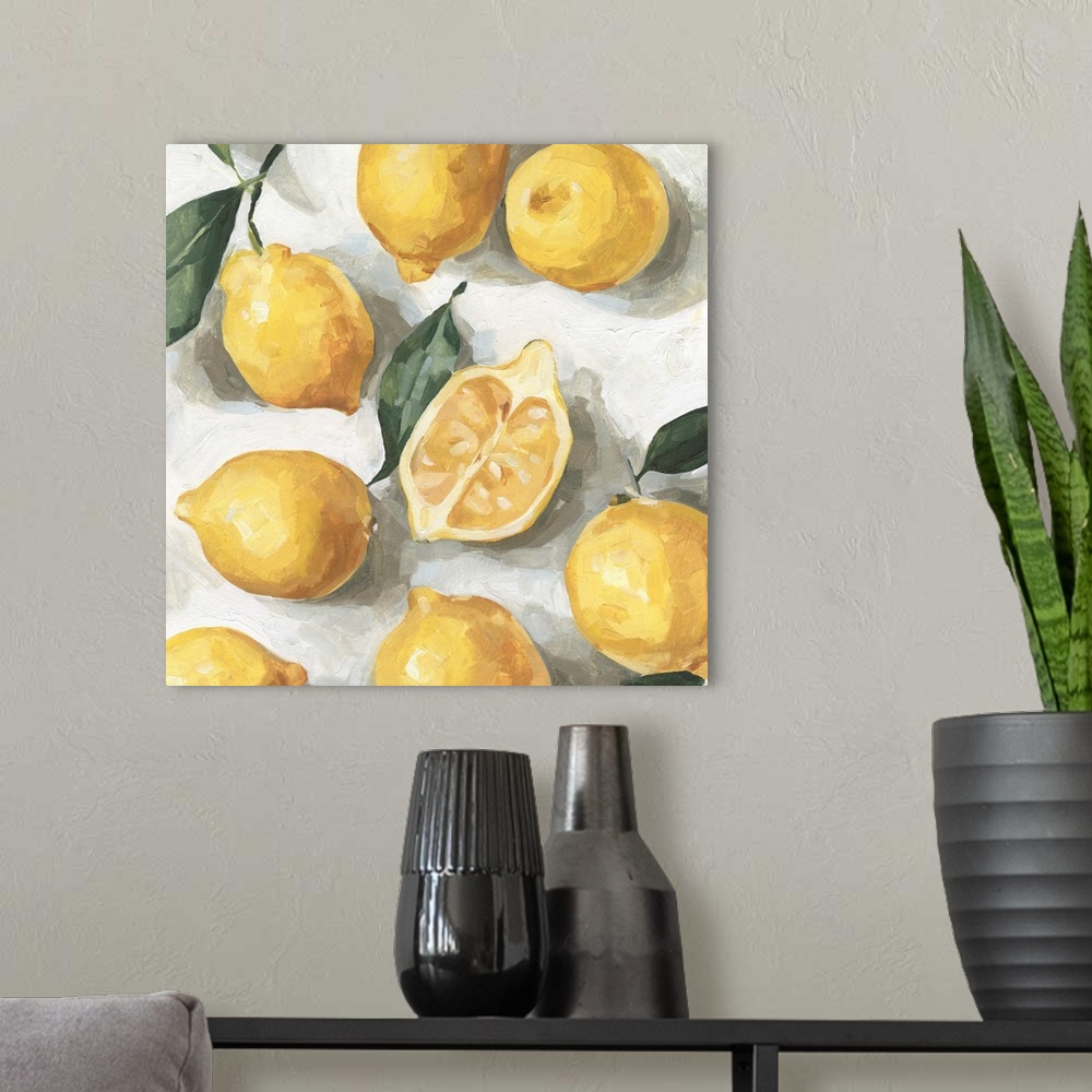 A modern room featuring Fresh Lemons I
