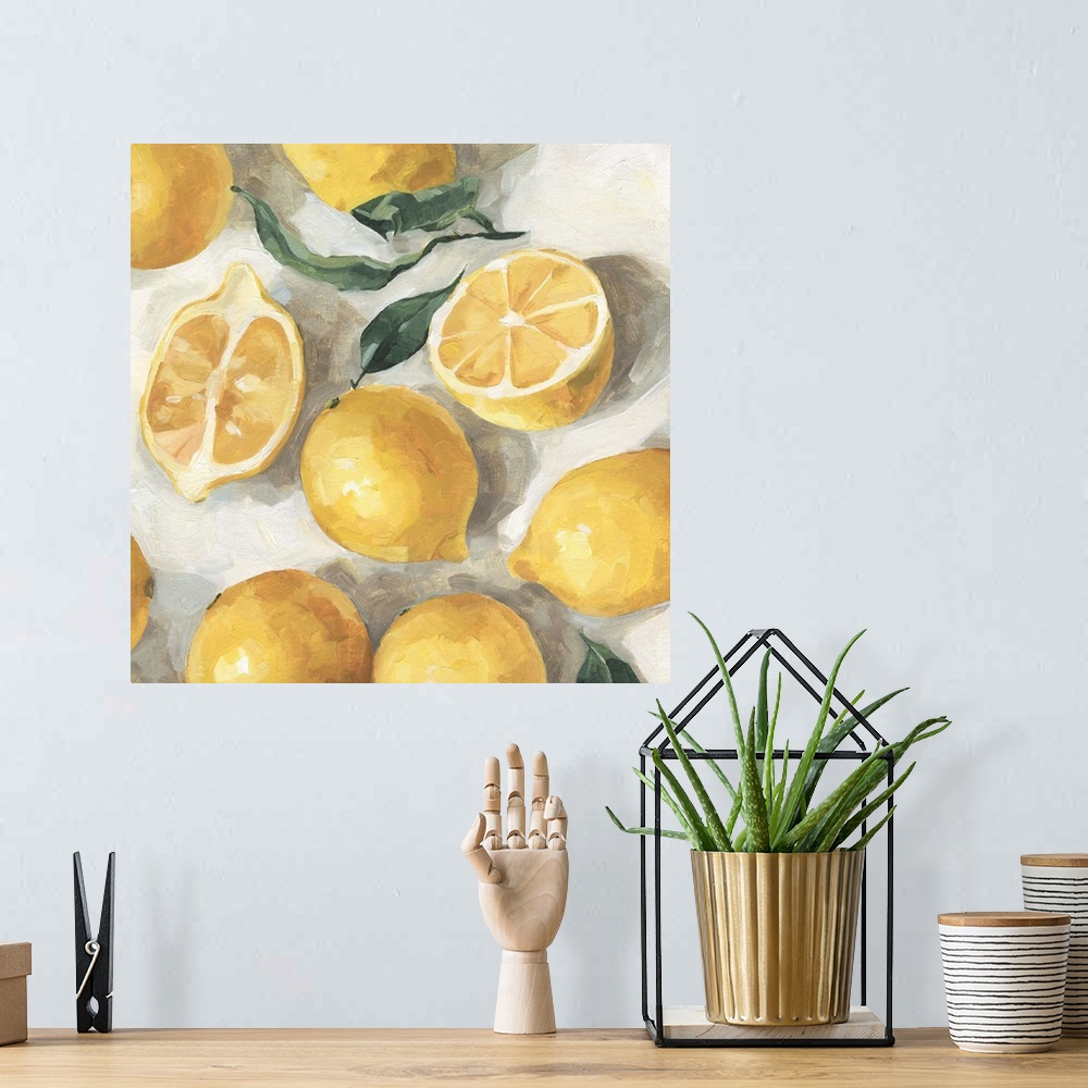 A bohemian room featuring Fresh Lemons II
