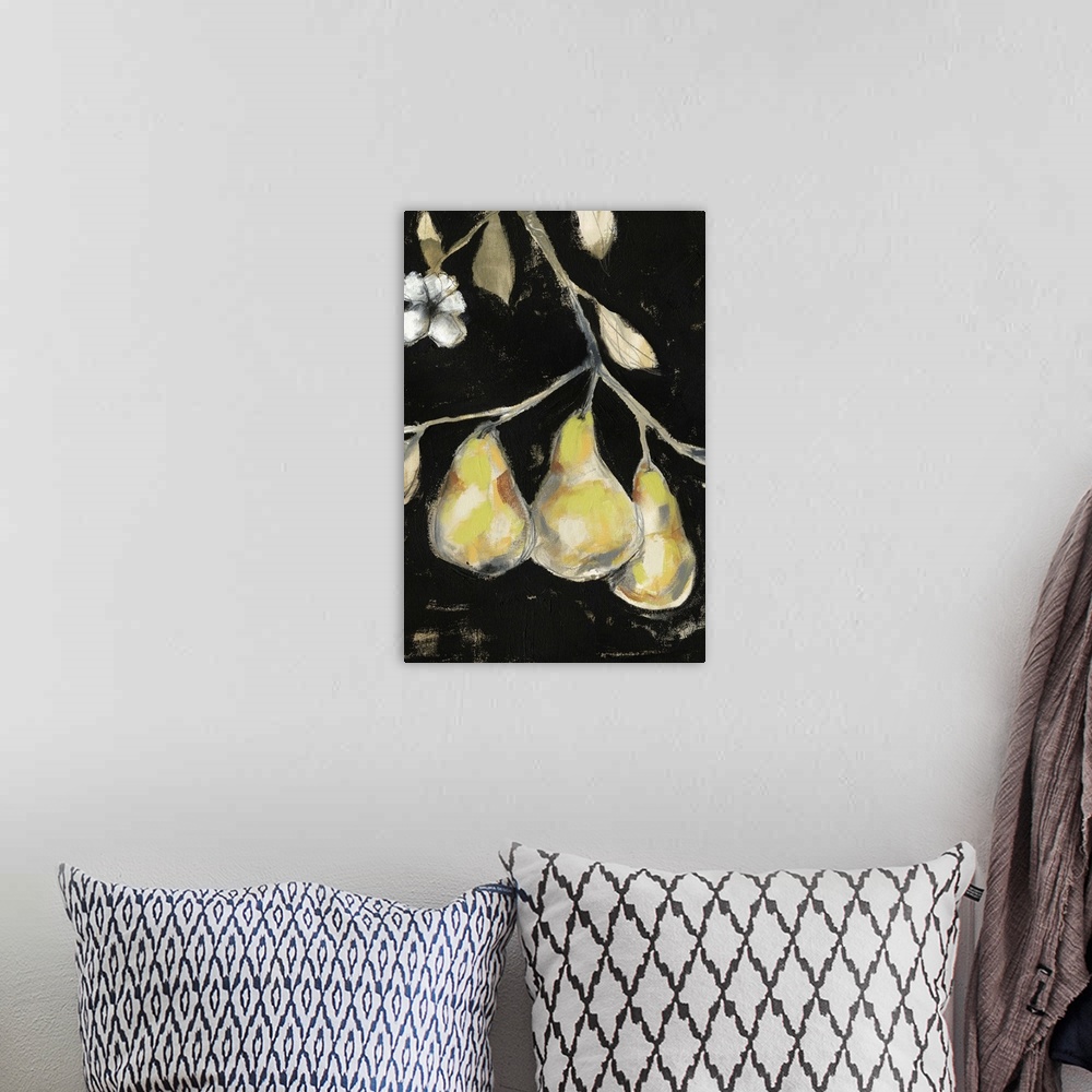 A bohemian room featuring Fresh Pears I