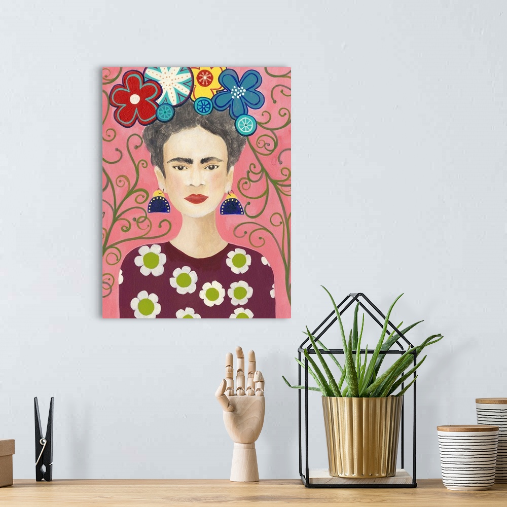 A bohemian room featuring Frida Floral I