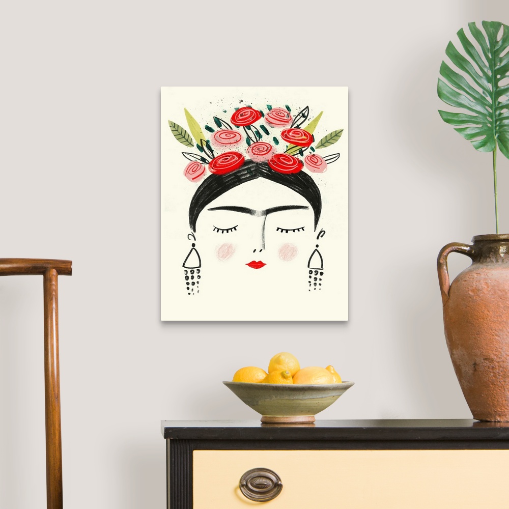 A traditional room featuring Frida's Dreams I