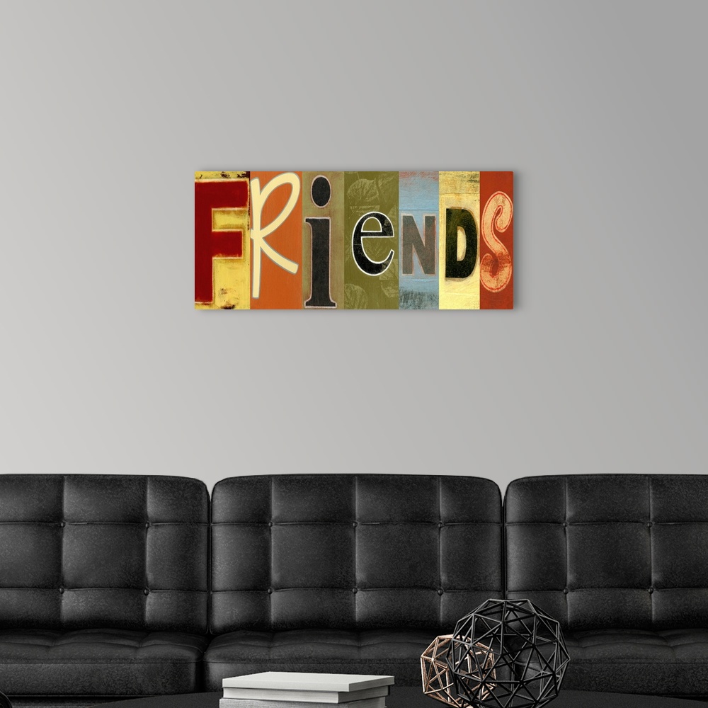 A modern room featuring Friends Panel