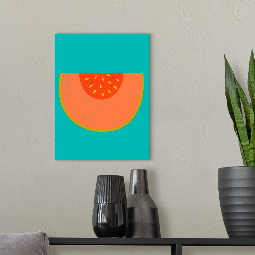 A modern room featuring Fruit Party III