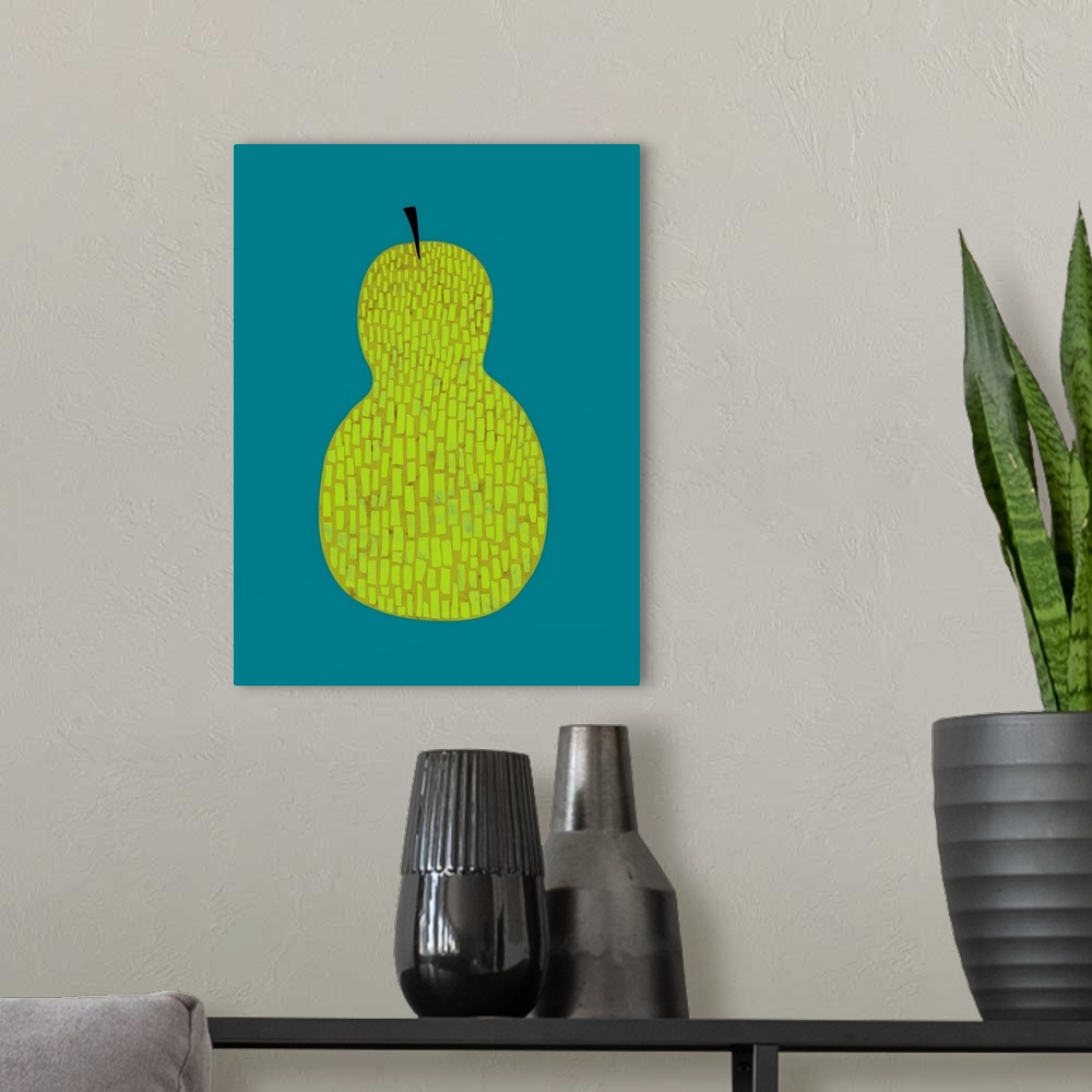 A modern room featuring Fruit Party IV