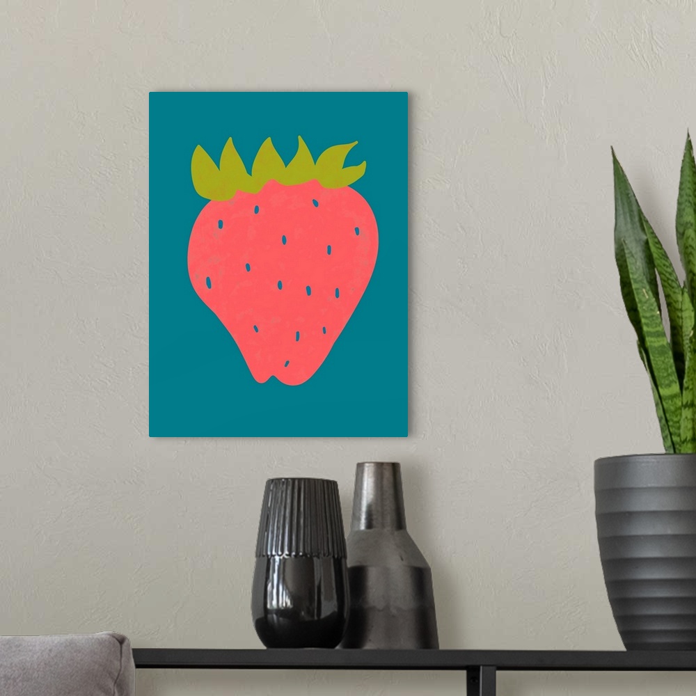 A modern room featuring Fruit Party VII