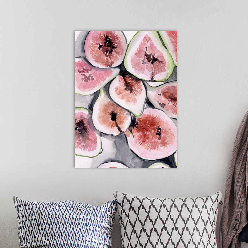 A bohemian room featuring Fruit Slices II