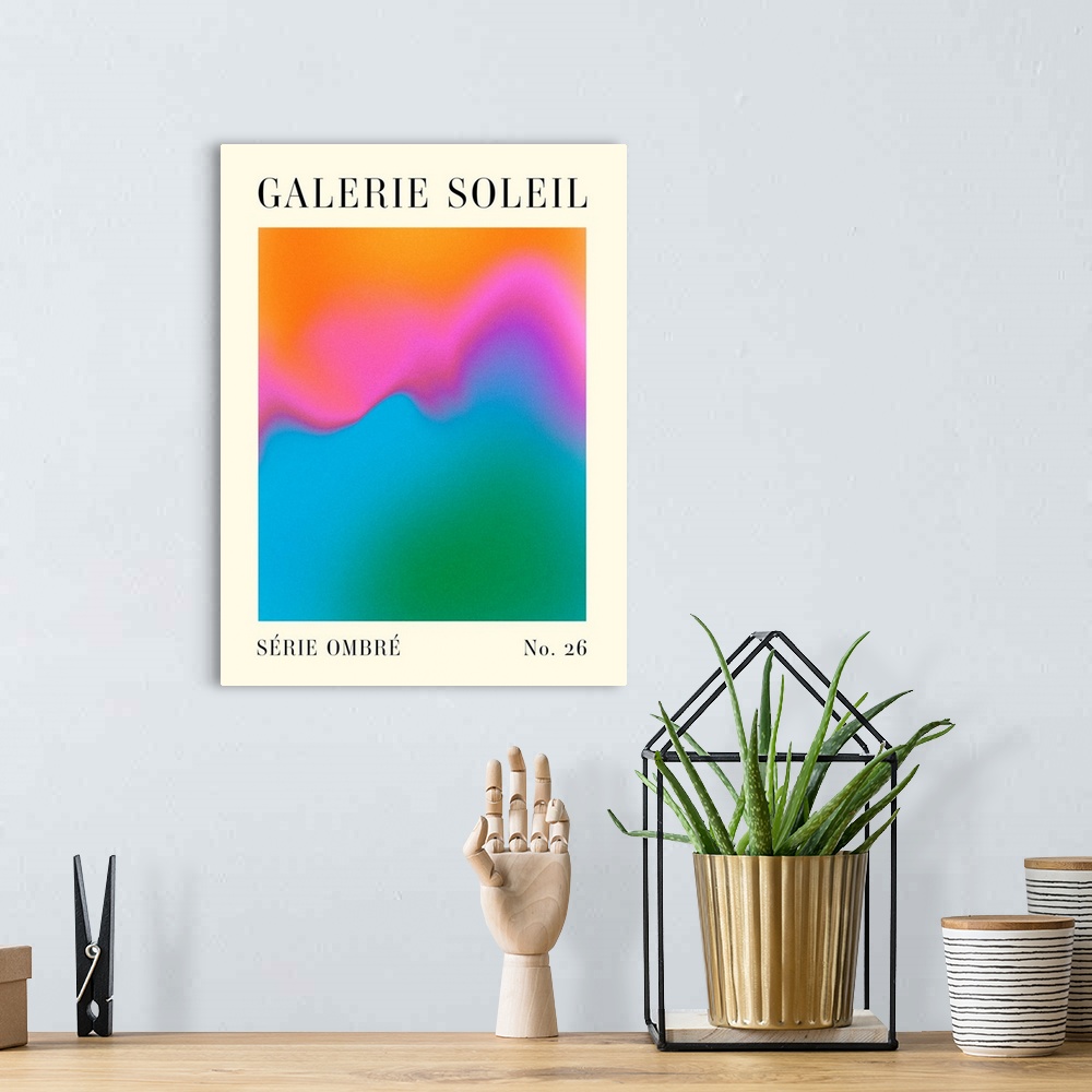A bohemian room featuring Gallerie Gradient II