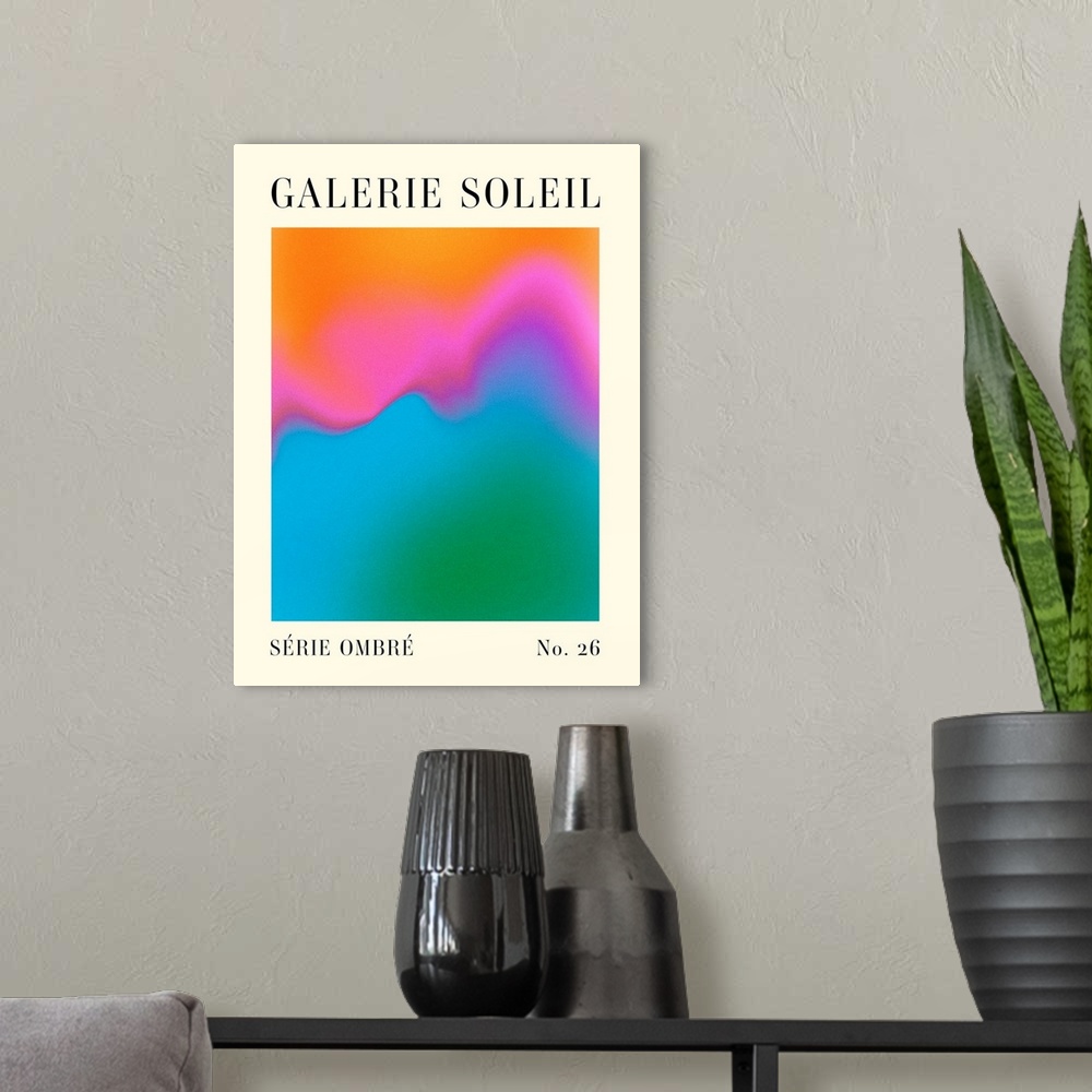 A modern room featuring Gallerie Gradient II