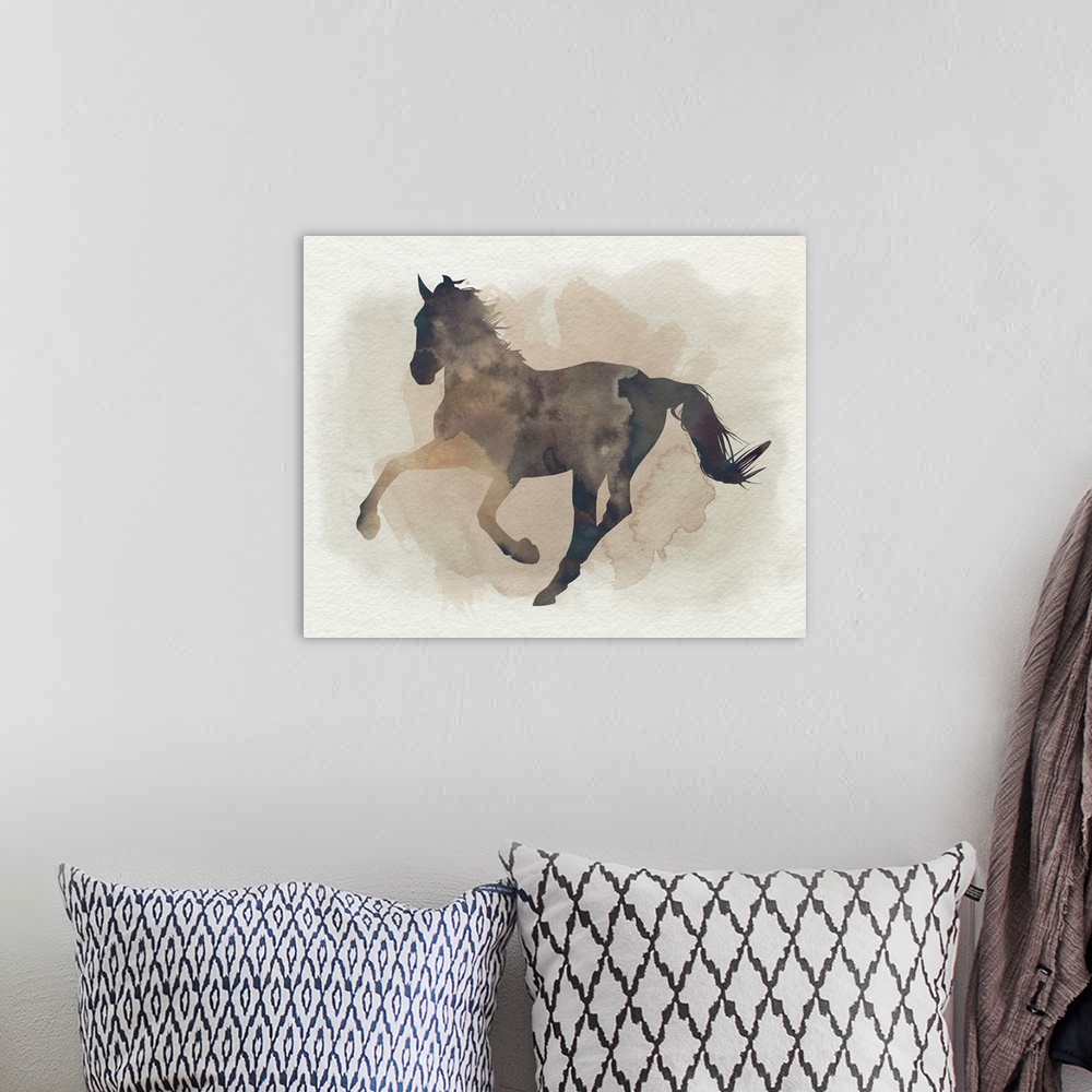 A bohemian room featuring Galloping II