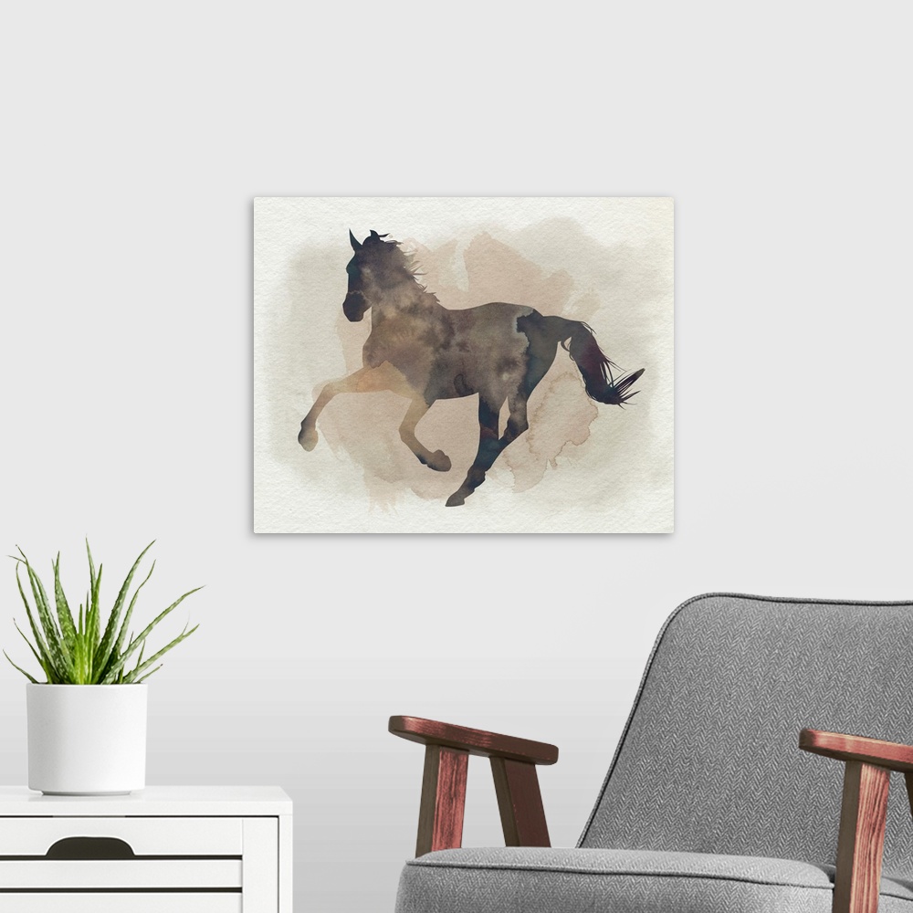 A modern room featuring Galloping II