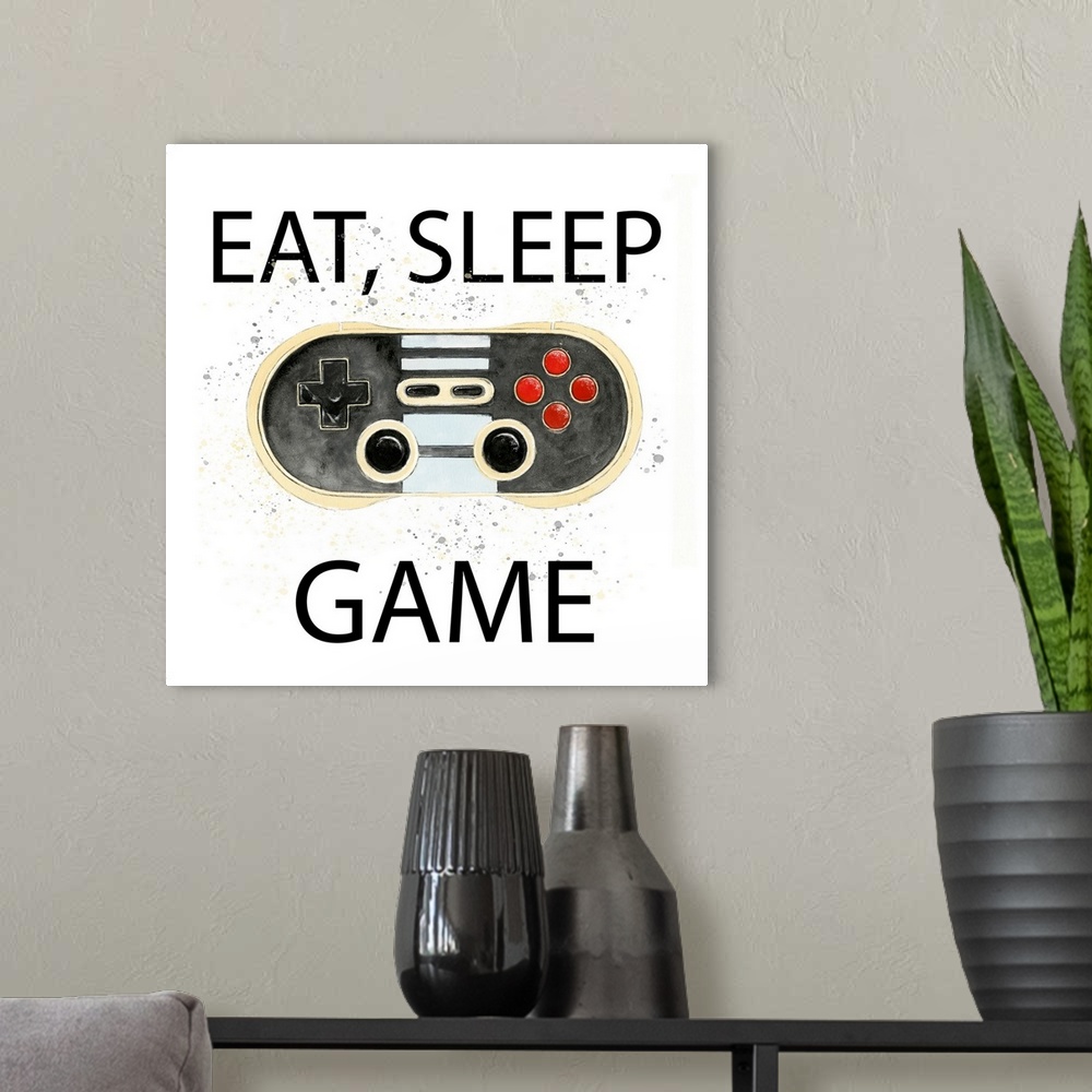 A modern room featuring Game Day I