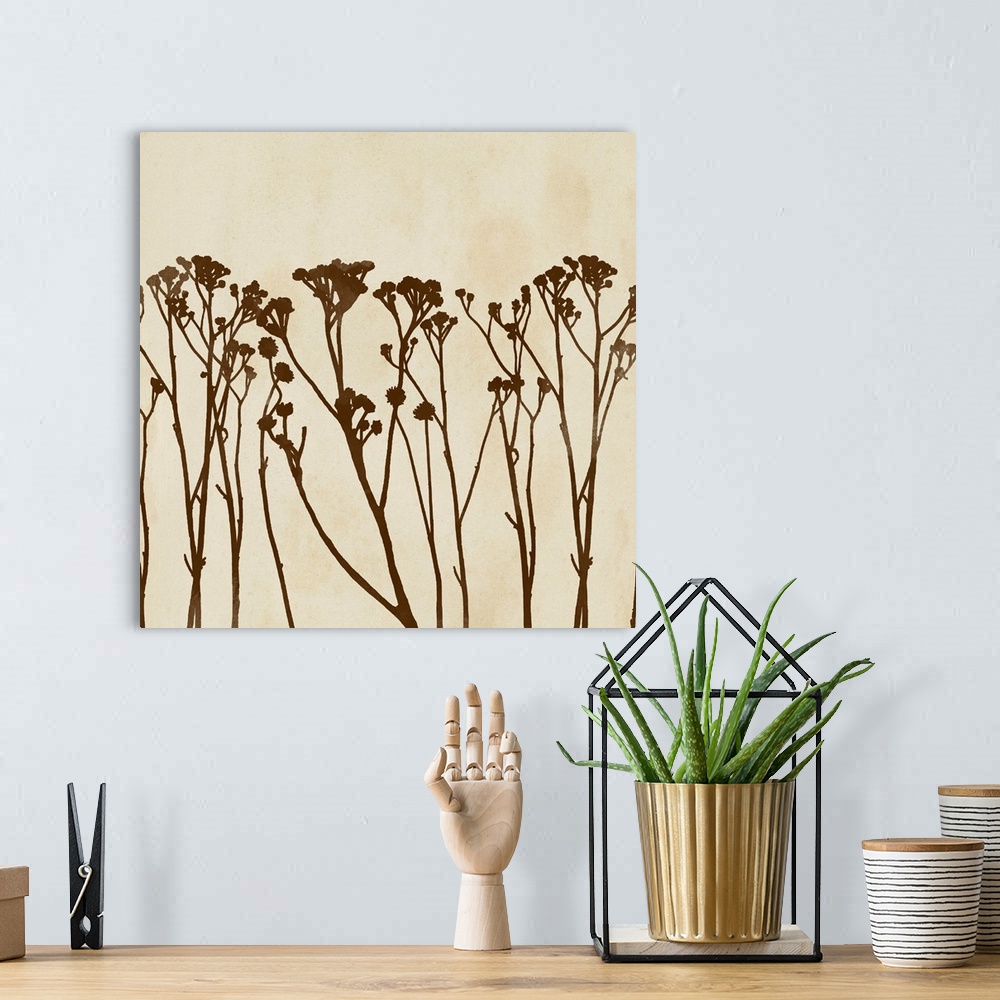 A bohemian room featuring Garden Silhouette Lineup I