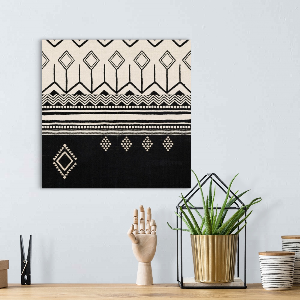 A bohemian room featuring Geo Textile Crop I